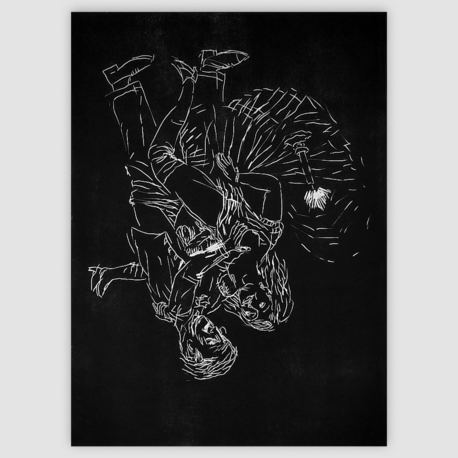 La nuit mit Marie by Georg Baselitz