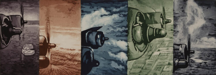 Flight to Everywhere (Color) by Lawrence Gipe at Oehme Graphics