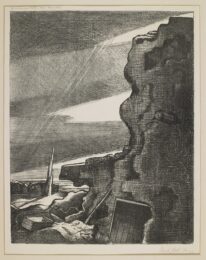 German Double Pill-Box by Paul Nash at Osborne Samuel Gallery