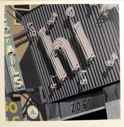 Hi by Robert Cottingham at Robin Rosenberg Fine Art