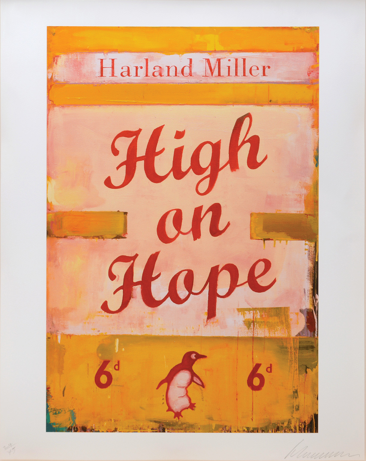 High on Hope. by Harland Miller