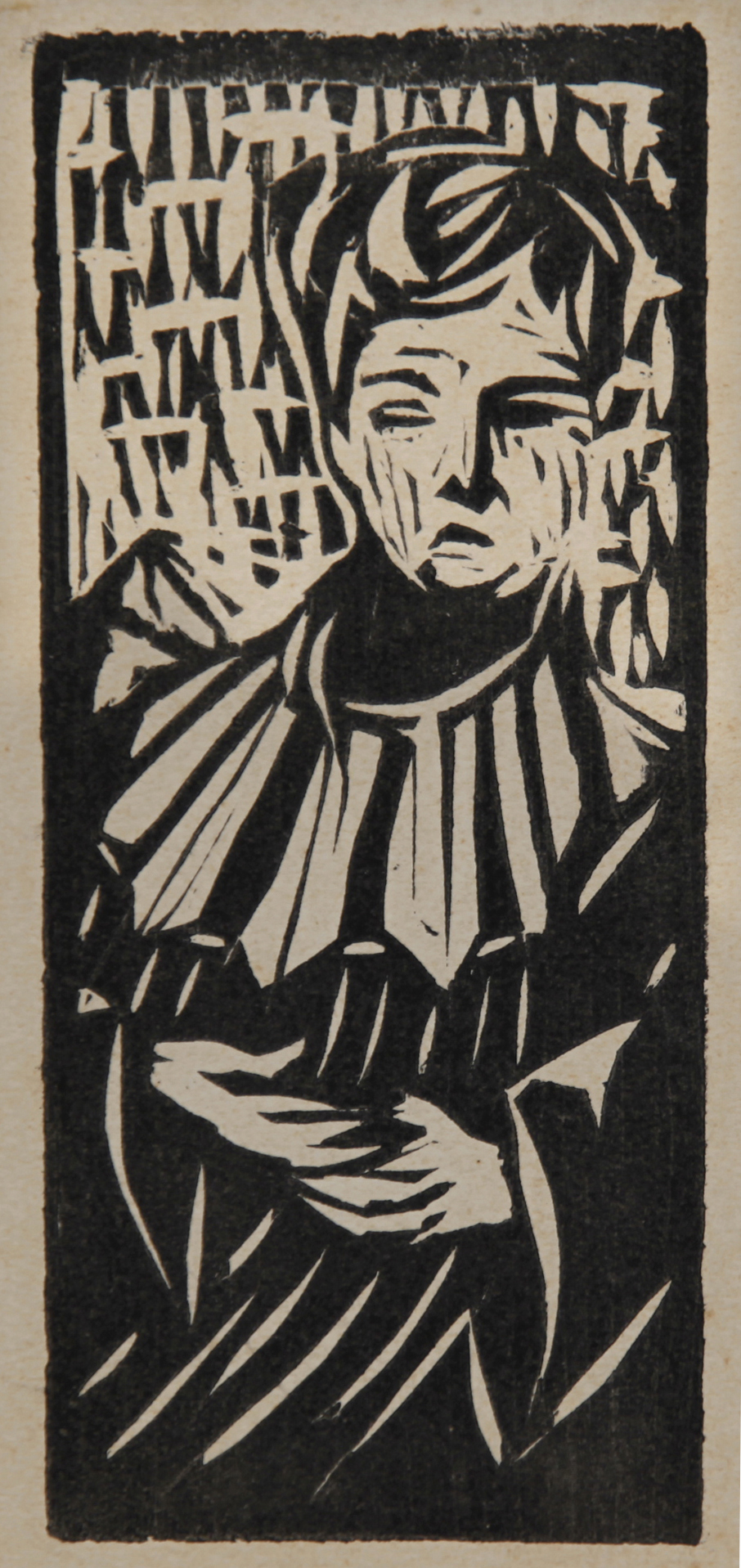 Unschlüssiges Mädchen by Ernst Ludwig Kirchner