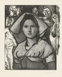 L’Italienne (d’après le tableau de Victor Orsel) by Pablo Picasso at John Szoke Gallery