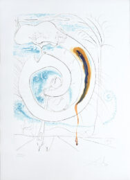 Le Cercle viscéral du cosmos. (The Visceral Circle of the Cosmos.) by Salvador Dalí at Peter Harrington Gallery