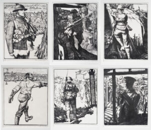 Making Soldiers: The Great War by Eric Kennington at Osborne Samuel Gallery