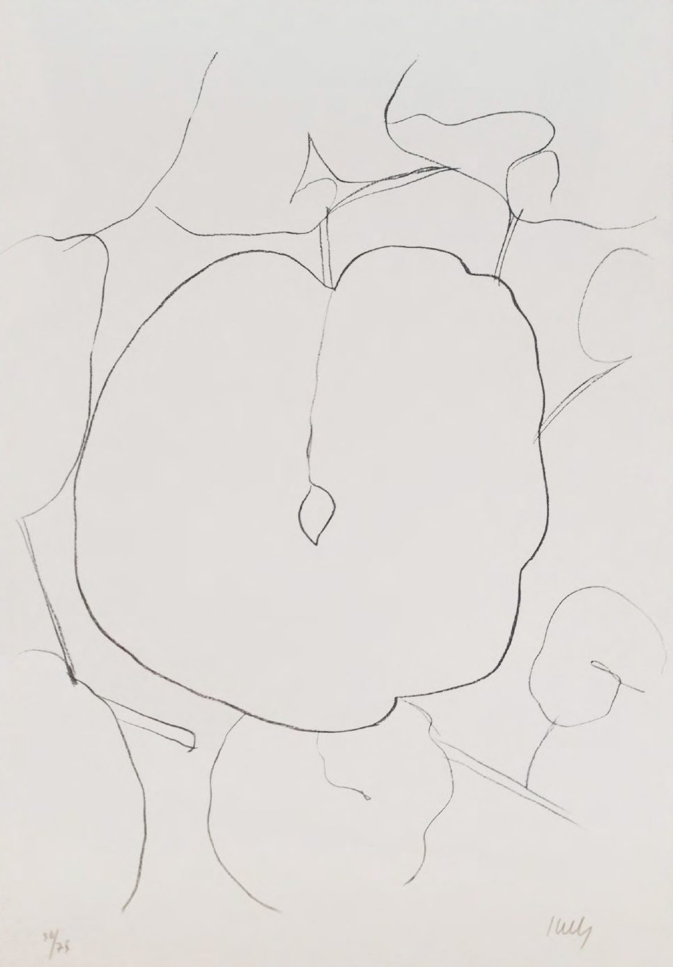 Melon Leaf (Feuille de Melon) by Ellsworth Kelly