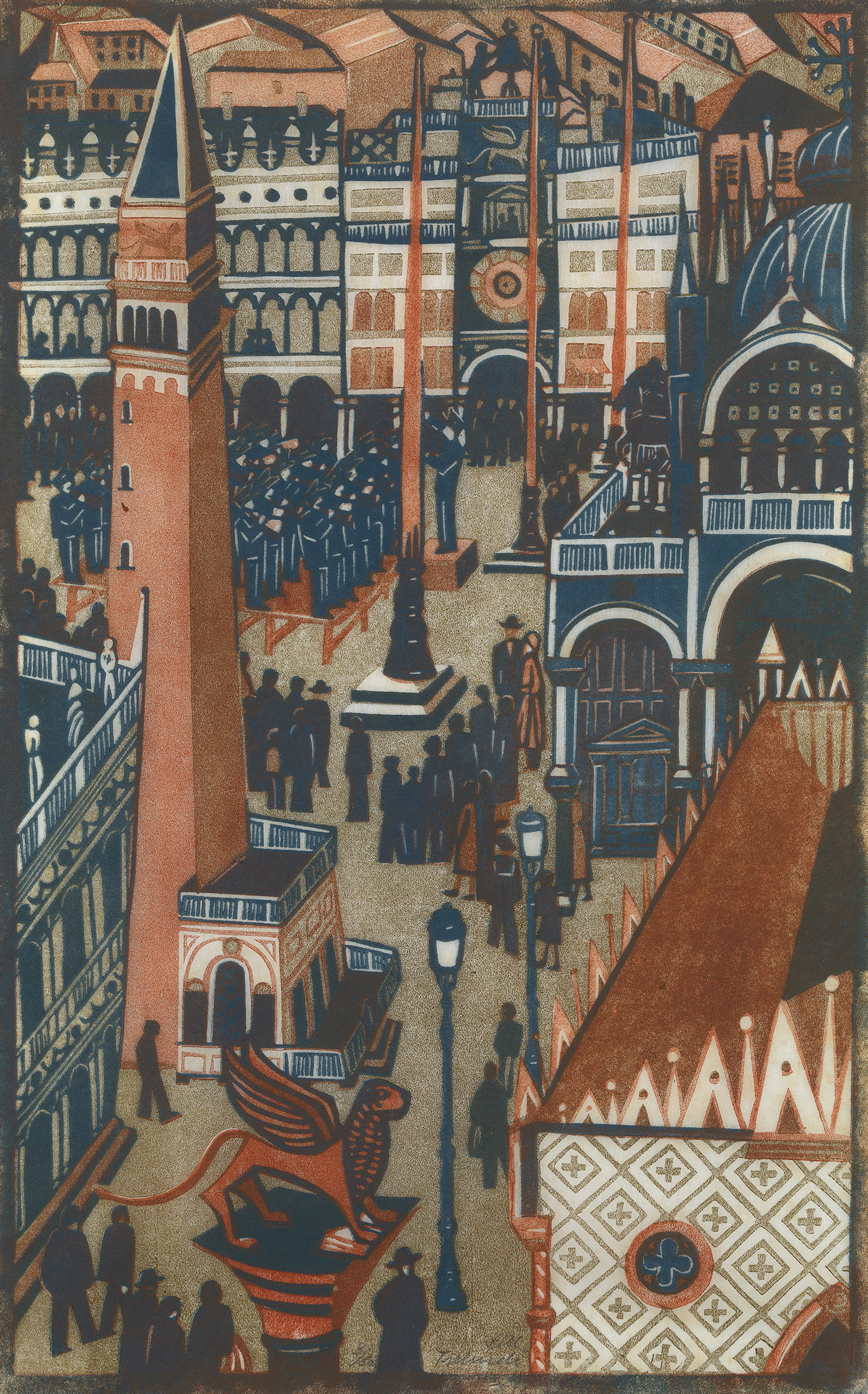 “La Banda” at San Marco, Venice by Lill Tschudi