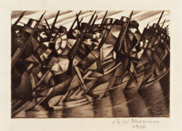Returning to the Trenches by C. R. W. Nevinson at Osborne Samuel Gallery