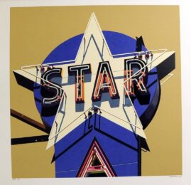 Star by Robert Cottingham at Robin Rosenberg Fine Art