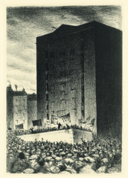 The Workers by C. R. W. Nevinson at Osborne Samuel Gallery