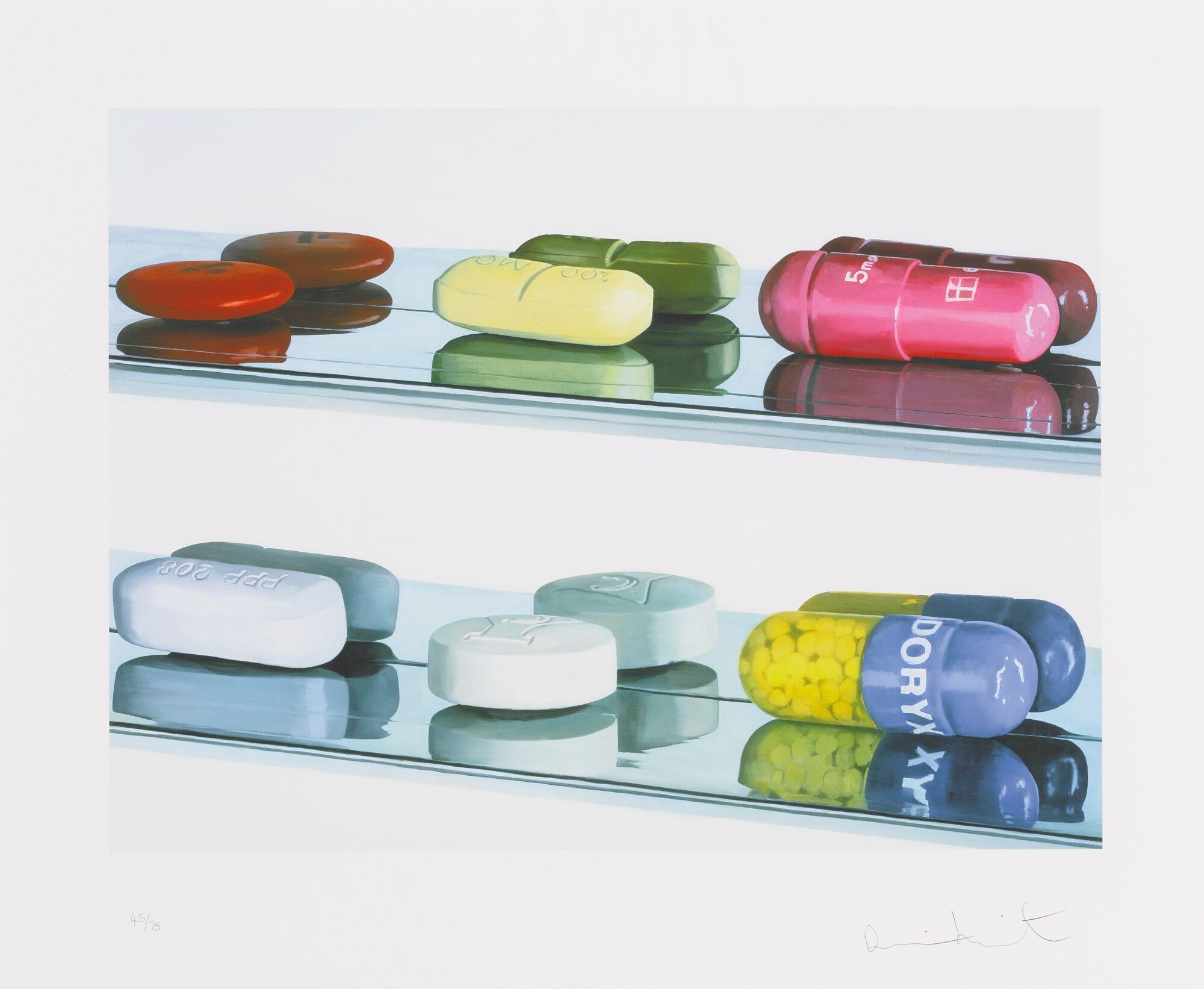Six Pills (Large) by Damien Hirst