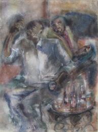 At the Club by Ephraim Mojalefa Ngatane at William Chambers Art