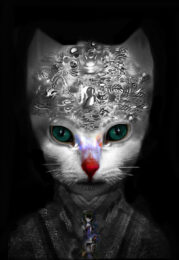 Cat #9 by Gary Justis at Manneken Press (IFPDA)