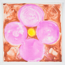 Inner Vision: Lilac + Venetian Red by Judy Ledgerwood at Manneken Press (IFPDA)