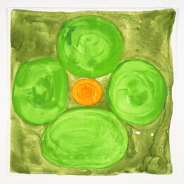 Inner Vision: Spring Green + Olive by Judy Ledgerwood at Manneken Press (IFPDA)