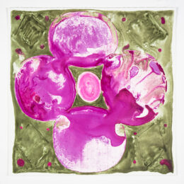 Inner Vision: Violet + Umber by Judy Ledgerwood at Manneken Press (IFPDA)