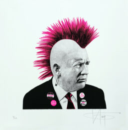 Punk Trump – Pink Neon by K-Guy at Addicted Art Gallery
