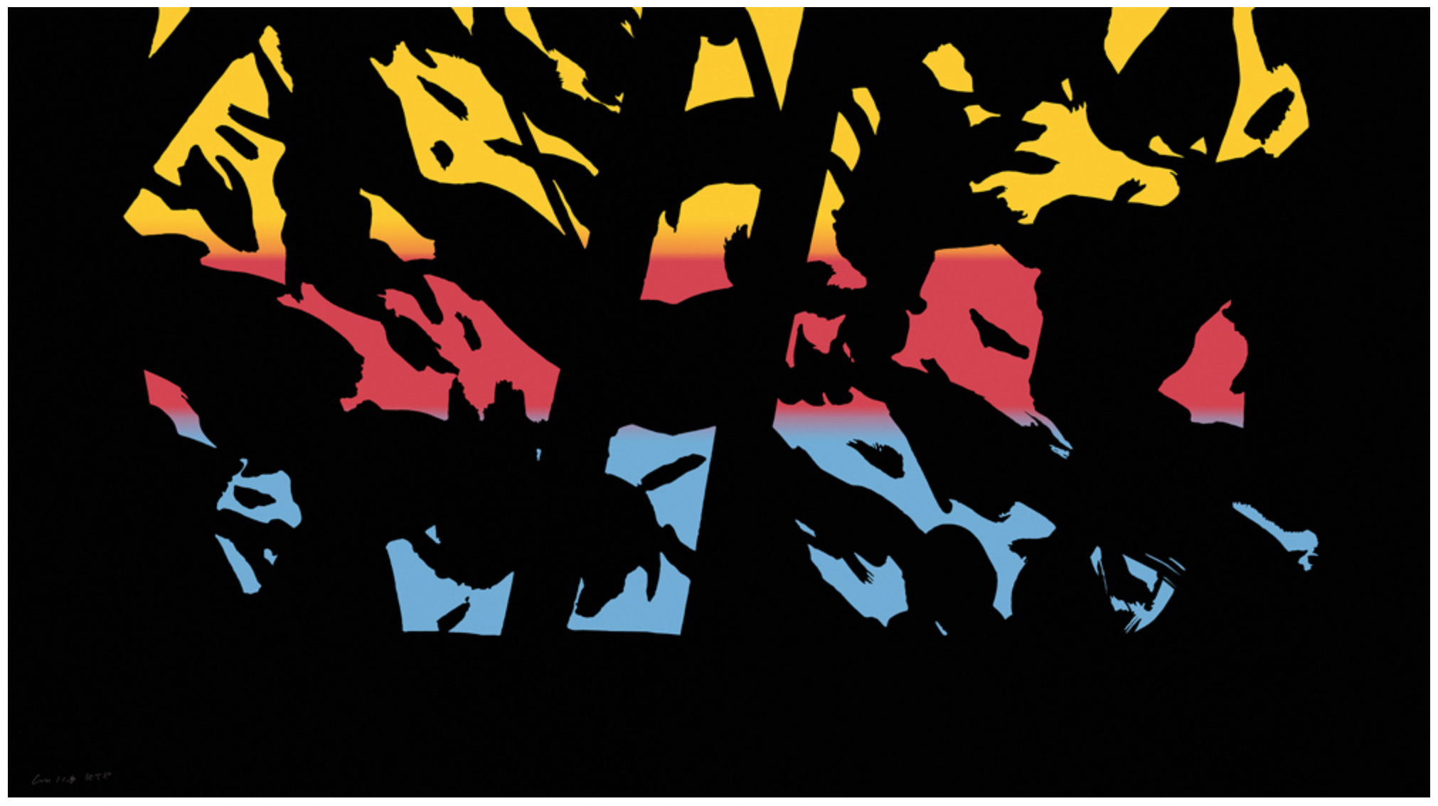 Sunset 3, from Sunrise Sunset Portfolio by Alex Katz