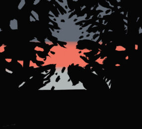 Sunset 2, from Sunrise Sunset Portfolio by Alex Katz at Gregg Shienbaum Fine Art