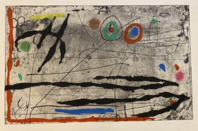 Trace sur la Paroi I by Joan Miro at Sims Reed Gallery (IFPDA)