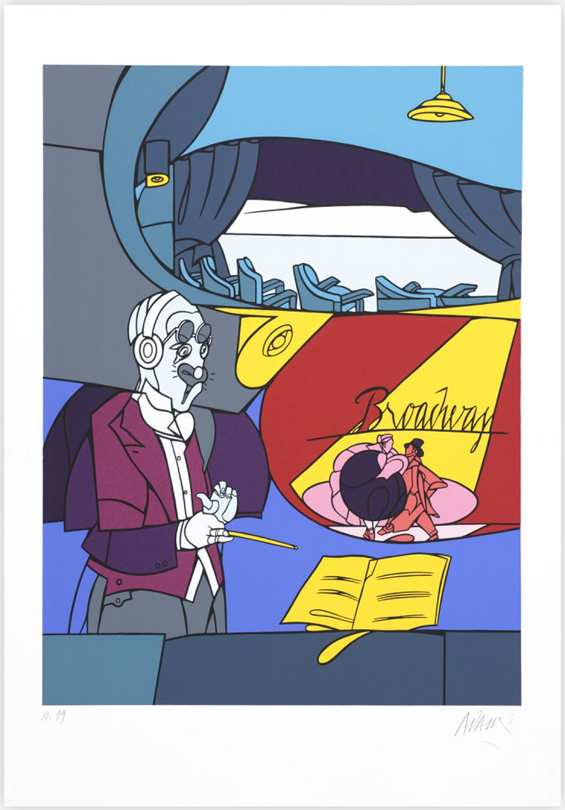 Broadway by Valerio Adami