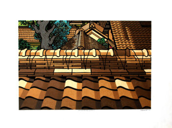 Afternoon Roofs by Clifton Karhu at Kamal Bakhshi Modern Asian