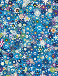 An Homage to IKB 1957 F (Blue) by Takashi Murakami at Vogtle Contemporary