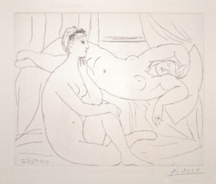 Deux Femmes se reposant (S.V. 10) by Pablo Picasso at John Szoke Gallery