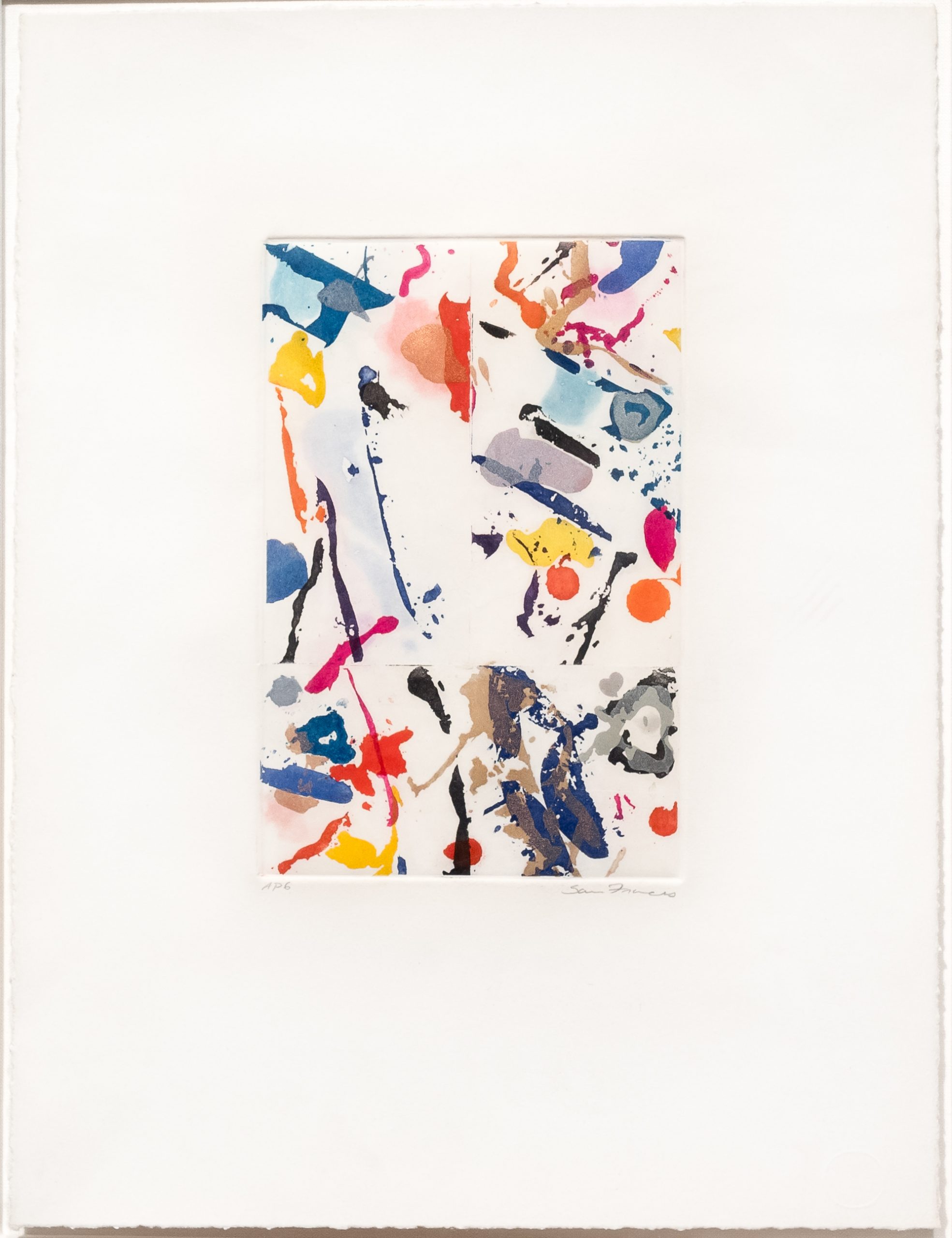 Untitled by Sam Francis