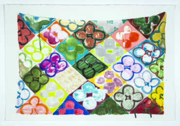 Field Of Flowers/Garden by Judy Ledgerwood at Manneken Press (IFPDA)