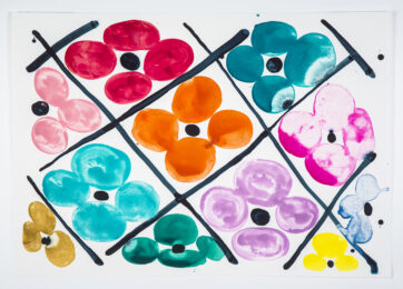 Field Of Flowers #2 by Judy Ledgerwood at Manneken Press (IFPDA)