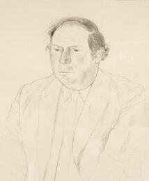 Gene Baro by David Hockney at Petersburg Press