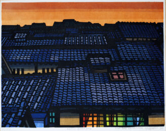 Kyoto Evening by Clifton Karhu at Kamal Bakhshi Modern Asian