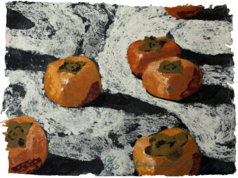Persimmons by Daniel Kelly at Kamal Bakhshi Modern Asian