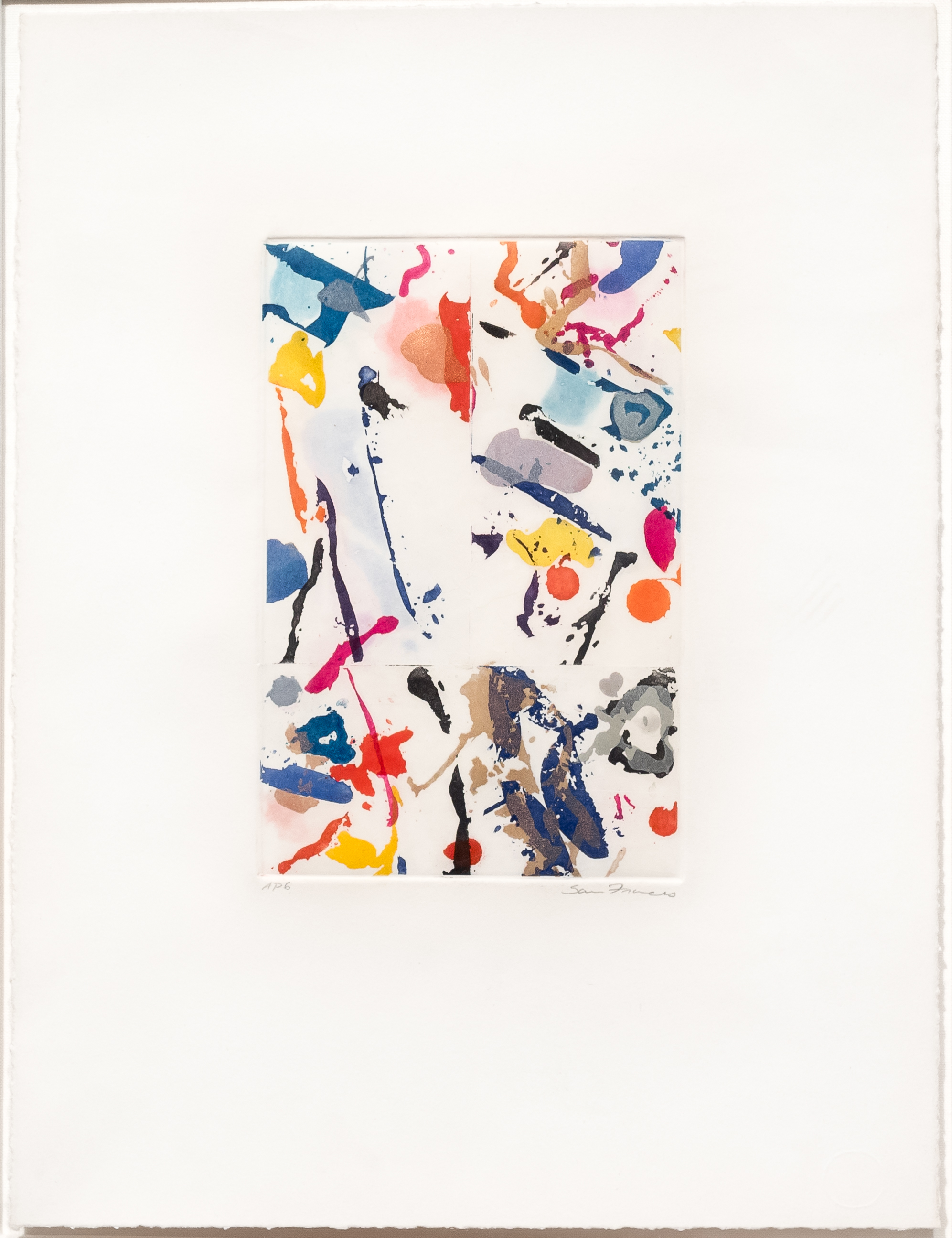 Untitled by Sam Francis