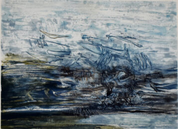 Etching No. 163 by Zao Wou-ki at Gilden's Art Gallery