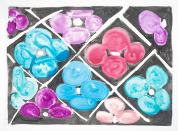 Field Of Flowers #4 by Judy Ledgerwood at Manneken Press (IFPDA)