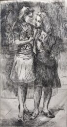 Friends by Isabel Bishop at William Chambers Art