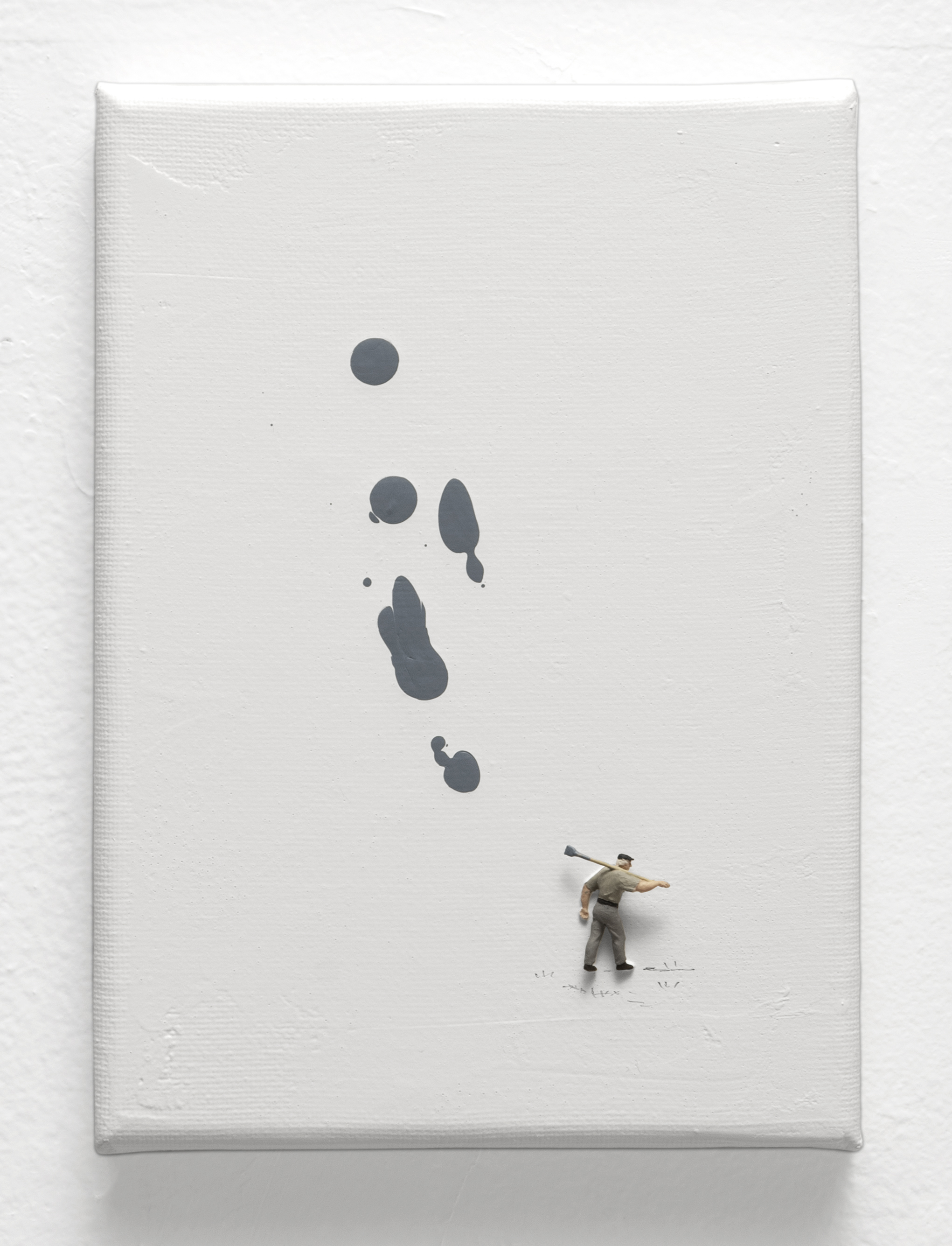Man with Black Beret by Liliana Porter