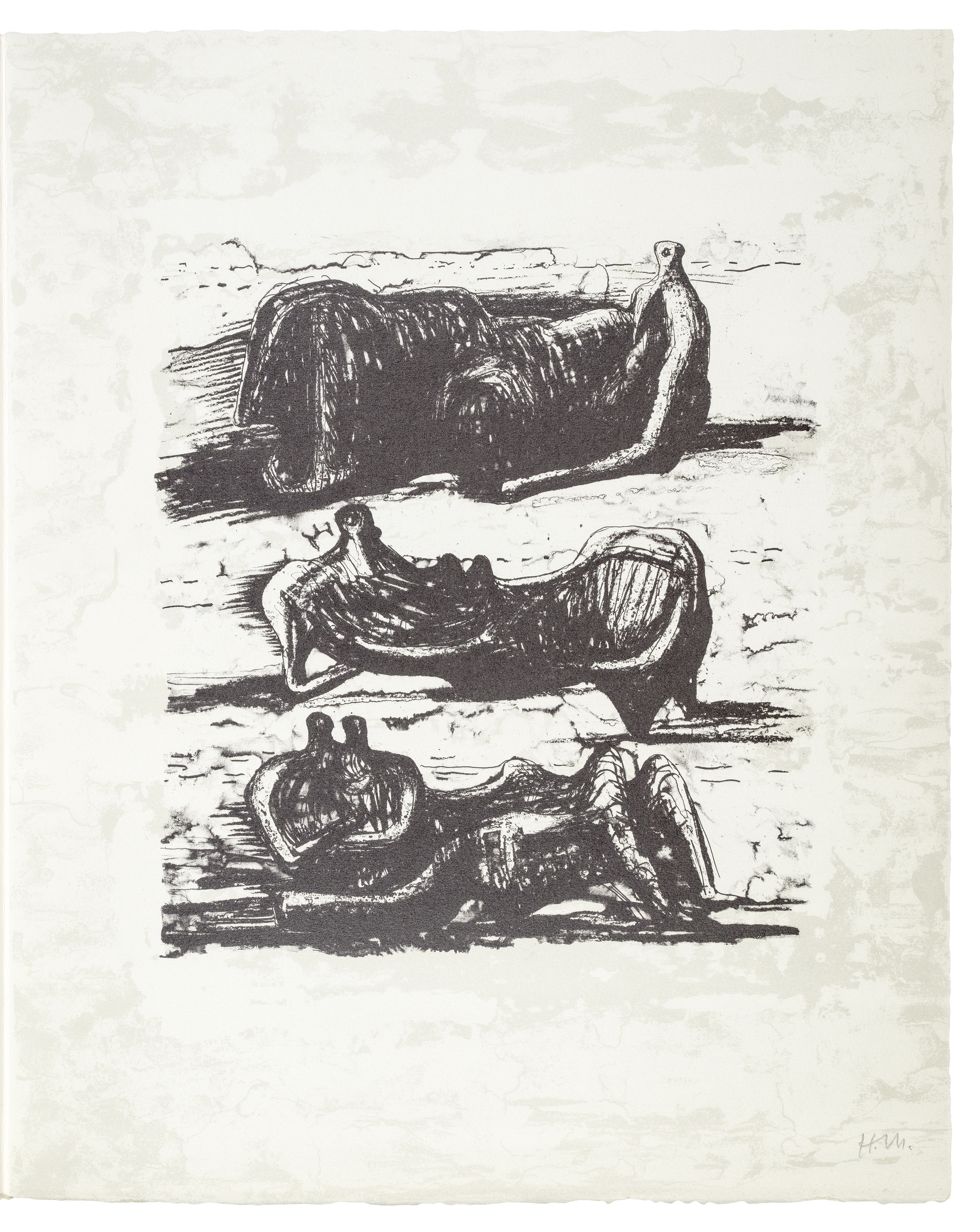 Poetry: Three Reclining Figures by Henry Moore