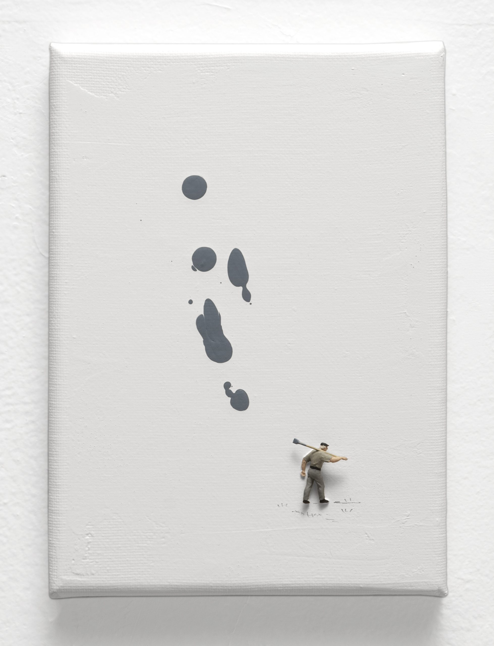 Man with Black Beret by Liliana Porter
