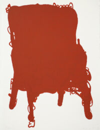 Red Chair by Humphrey Ocean RA at Kip Gresham Editions