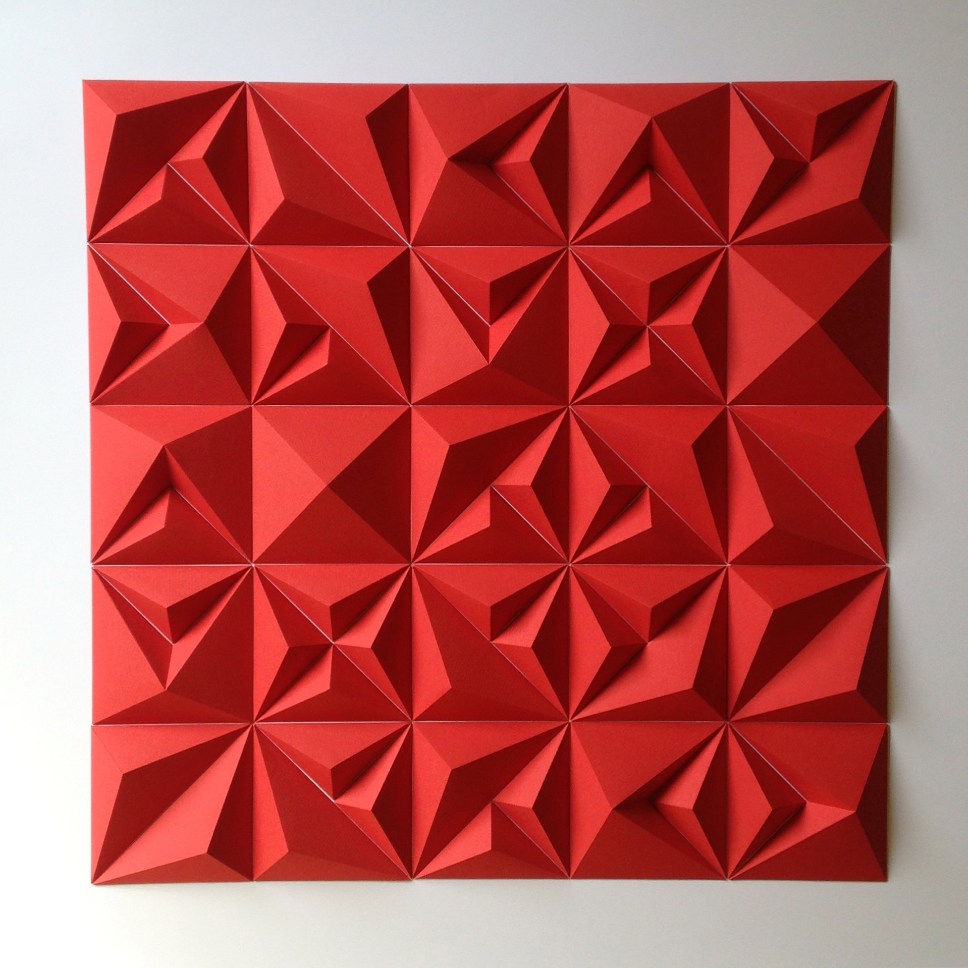 Right Left Right Right Red by Matt Shlian