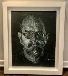 Self-Portrait/Pulp/Pochoir by Chuck Close at Robin Rosenberg Fine Art