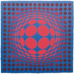 Sinlag ii by Victor Vasarely at Gregg Shienbaum Fine Art