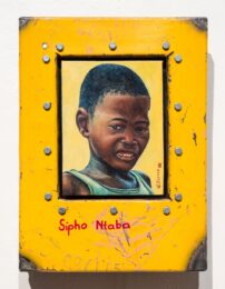 Sipho Ntaba by Willie Bester at Leslie Sacks Gallery
