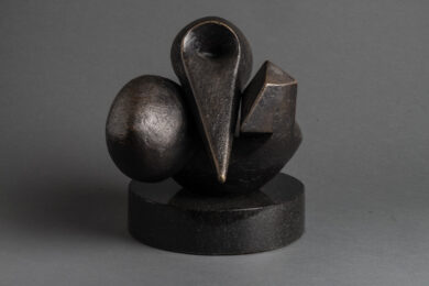 Small Round Composition by Edoardo Villa at Leslie Sacks Gallery