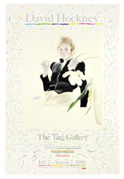 Tate Gallery 1980 (Celia in a Black Dress with White Flowers 1972) by David Hockney at Petersburg Press