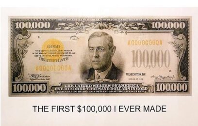 The First $100,000 I Ever Made by John Baldessari at Robin Rosenberg Fine Art