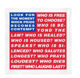 Untitled (Flag) by Barbara Kruger at Dellasposa